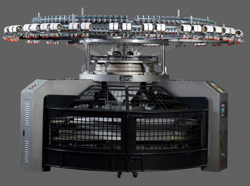 Single Jersey Circular Knitting Machine, Open Width